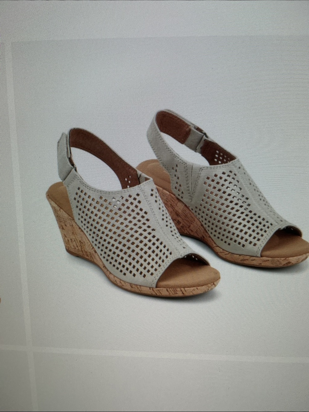 Rockport platform wedge sling sandal